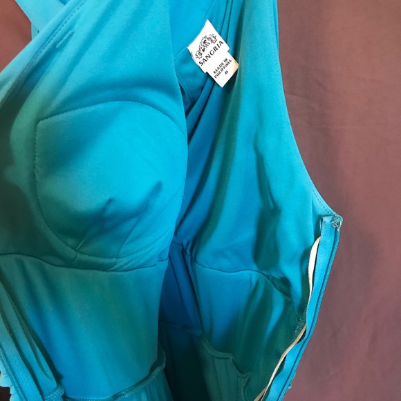 Turquoise Special Occasion Dress - Picture 4 of 4